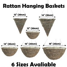 Rattan Natural Wicker Hanging