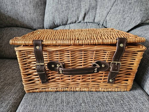 Empty wicker basket - wicker,