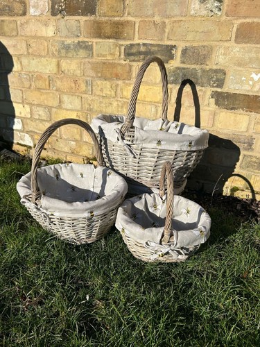 Grey wash wicker shopper - wicker,
