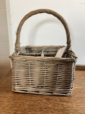 Square Woven Wicker Condiment