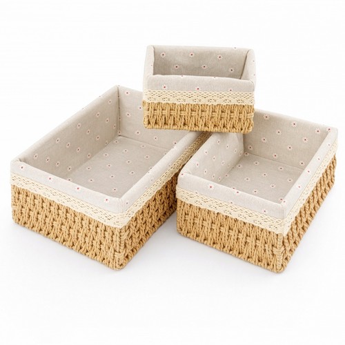Set storage baskets - 3, baskets,