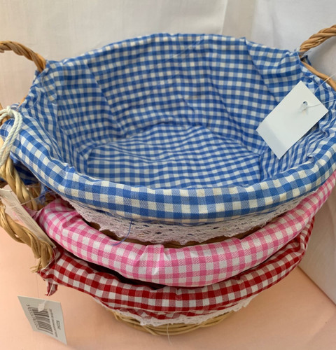 Round gingham cloth - , lined